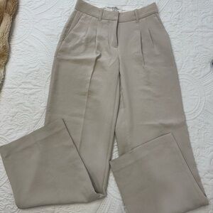 Aritzia Effortless Pants in Matte Pearl